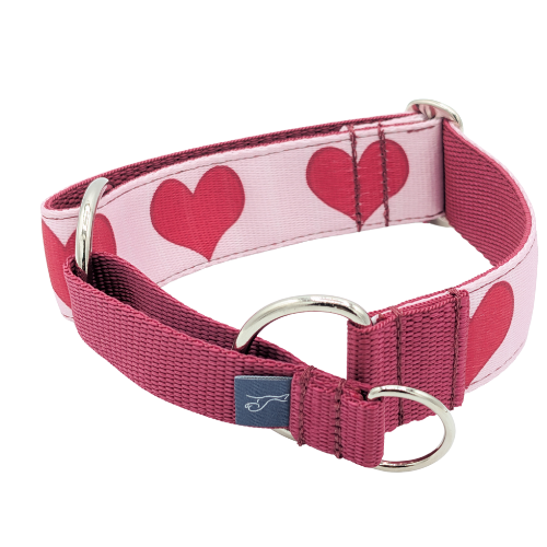 Luxe Martingale Collar - Queen of Hearts
